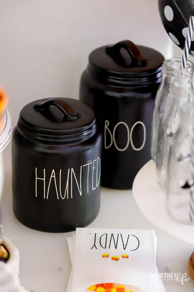 Halloween Rae Dunn Canisters