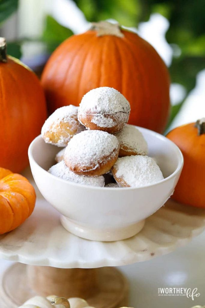 Pumpkin Spice Beignets