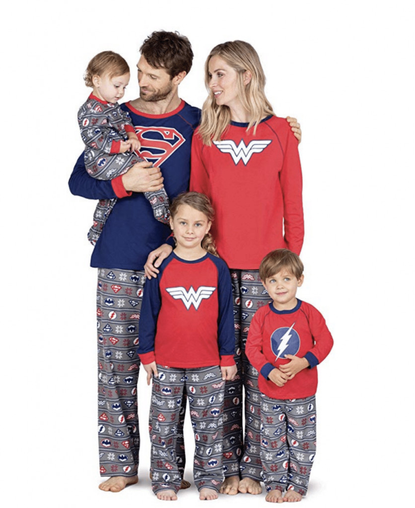 Justice League Matching Pajamas for the whole family