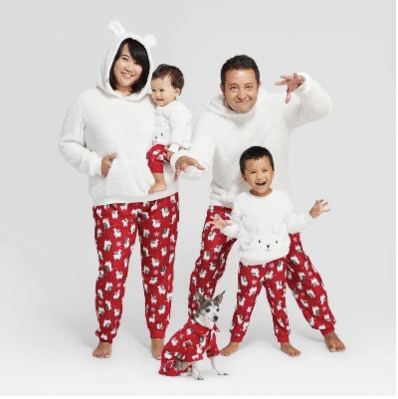 Holiday Llama Family Pajamas Collection