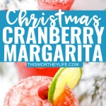 Christmas Cranberry Margarita