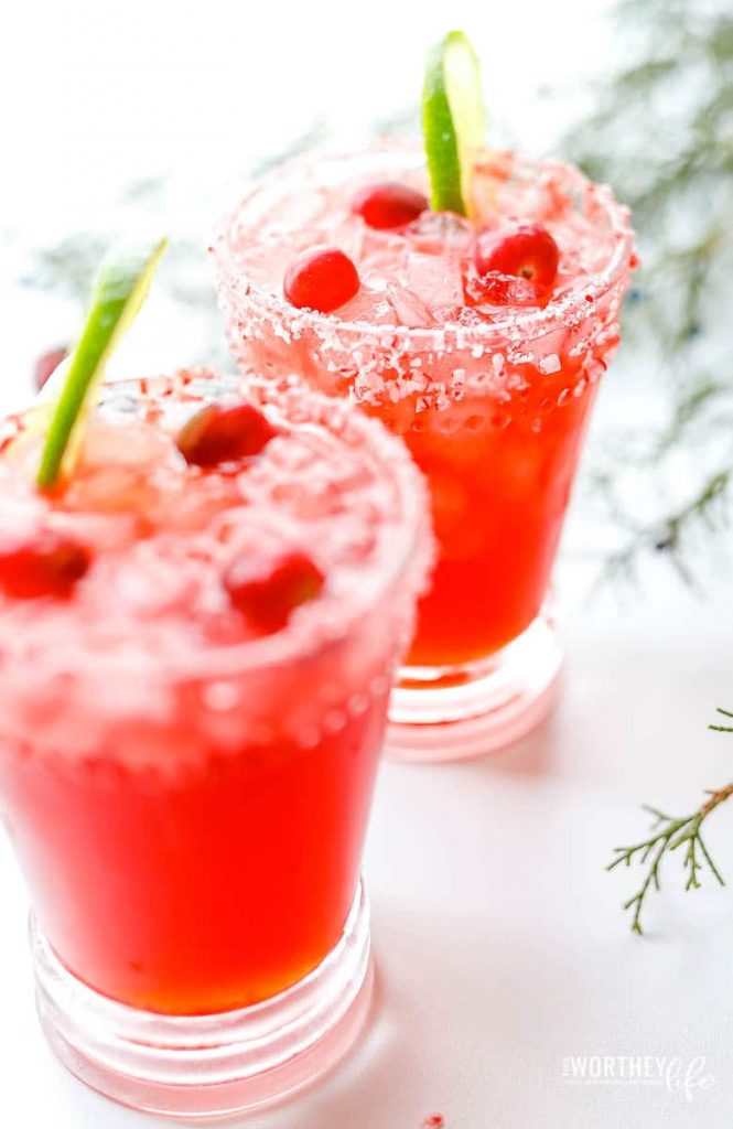 the best Christmas margarita