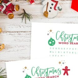 Christmas Word Search printable