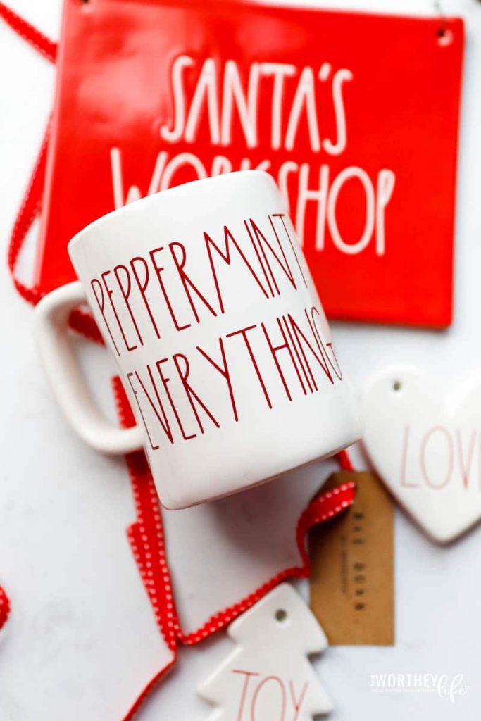 How to make a DIY Peppermint Everything Coffee Mug