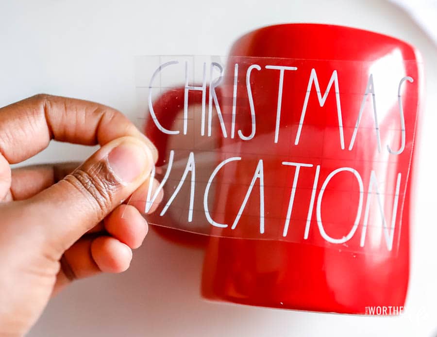 How to make a Christmas Vacation Mug