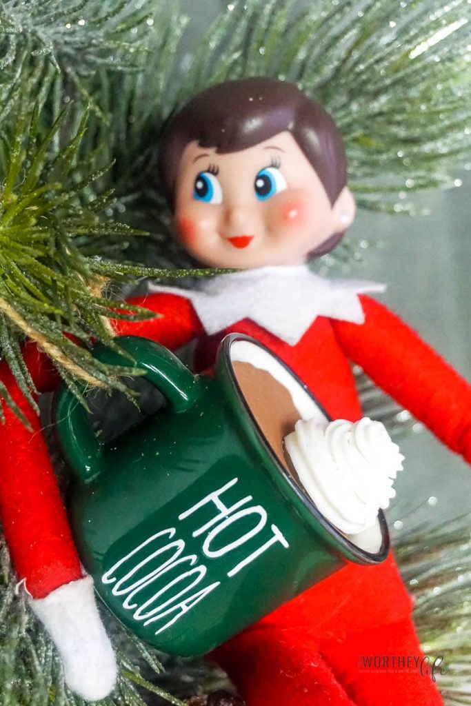DIY Hot Cocoa Mug For Your Elf on the Shelf