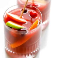 Warm Spiced Sangria Mocktail