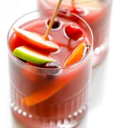 Warm Spiced Sangria Mocktail