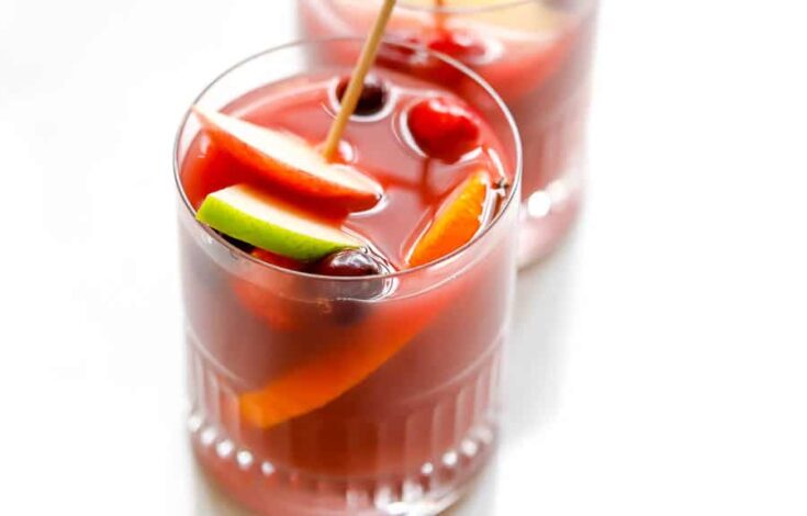 Mulled Sangria Mocktail Made In the Instant Pot