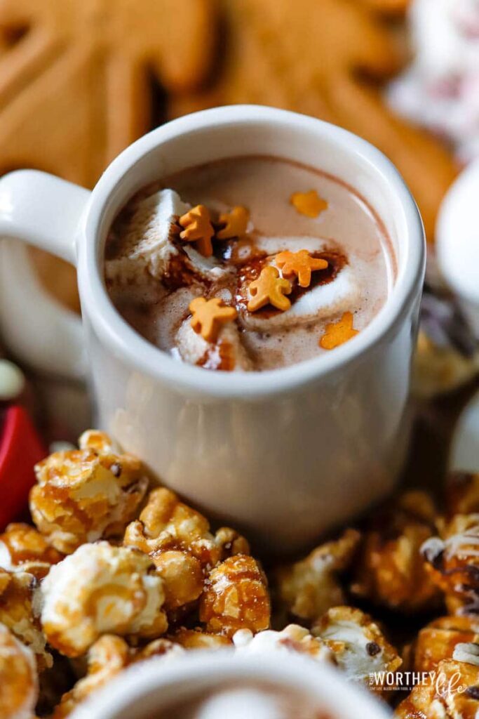 Easy hot chocolate bar idea