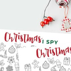 I-Spy Christmas free Printable