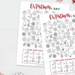 Can I Print an I-Spy Christmas Printable on Cardstock? 