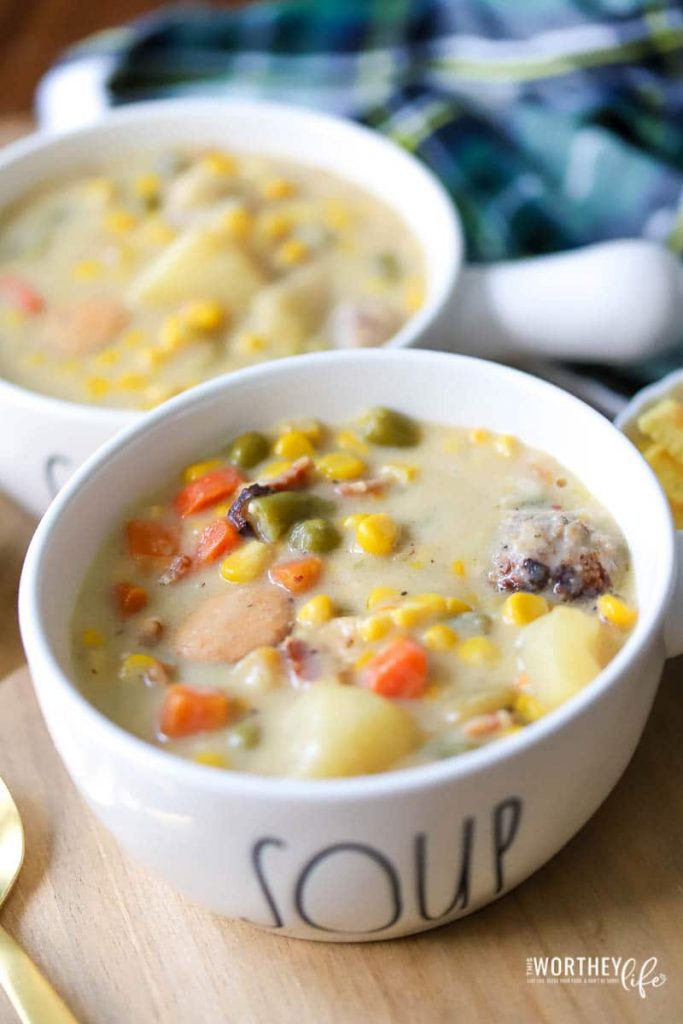 Instant Pot Vegetable Chowder Recipe