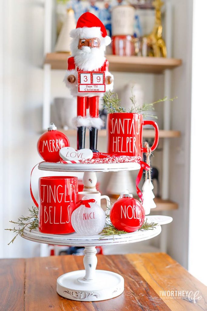 39 Rae Dunn Christmas Tiered Tray Ideas