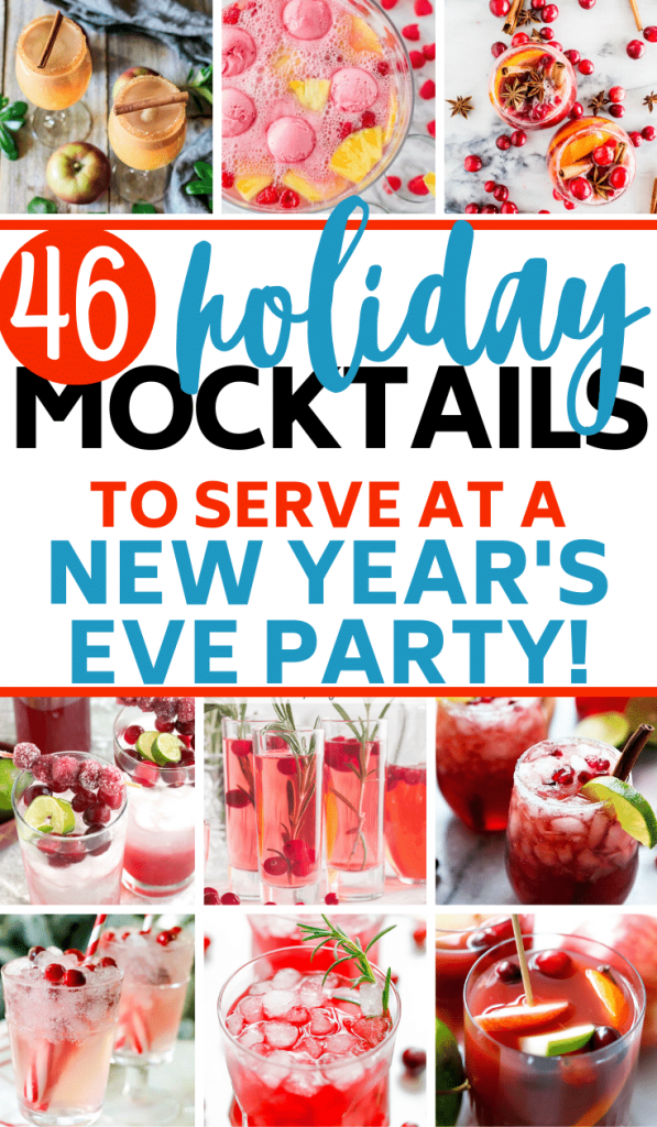 Non-Alcoholic Drink Ideas for a New Year's Eve Party!