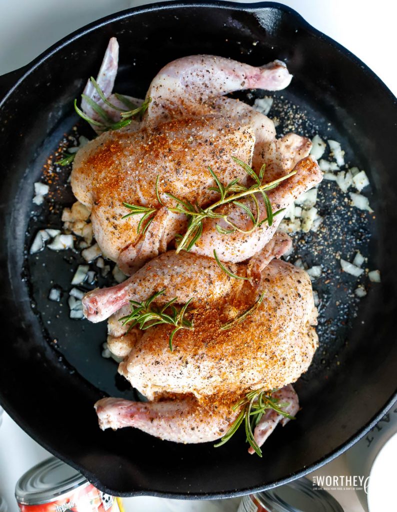 How to make Cajun Cornish Hens