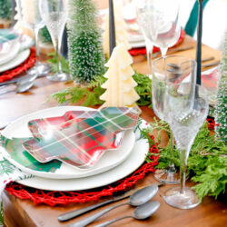 Christmas Tree Tablescape