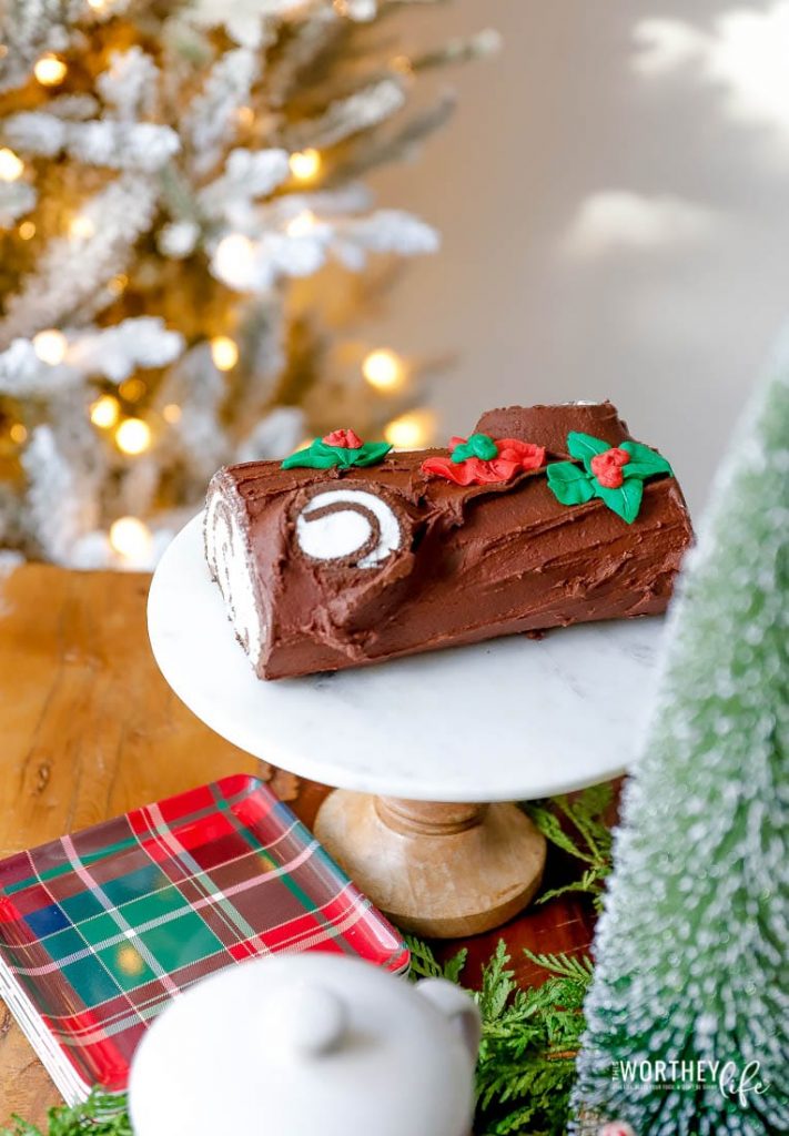 Christmas Yule Log Dessert