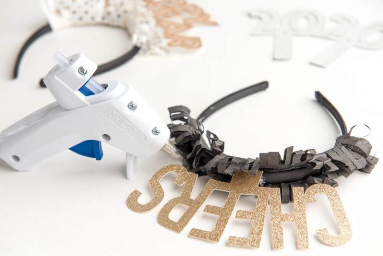 DIY Happy New Year Headband Made With A Cricut