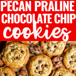 Best cookie recipe - Pecan Praline Chocolate chip cookies