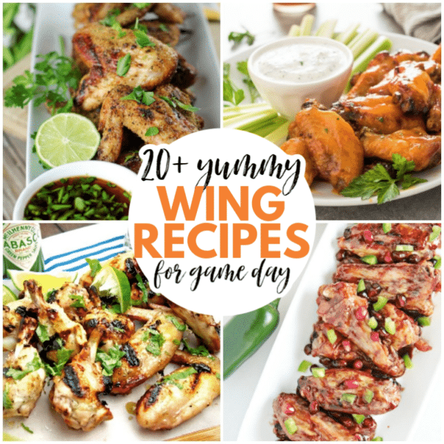 Chicken Wing Recipes Perfect for Game Day! Over 20 Recipes To Try!