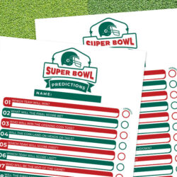 Super Bowl Predictions Printable
