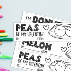 Valentine's Day Kid Bookmark Printable
