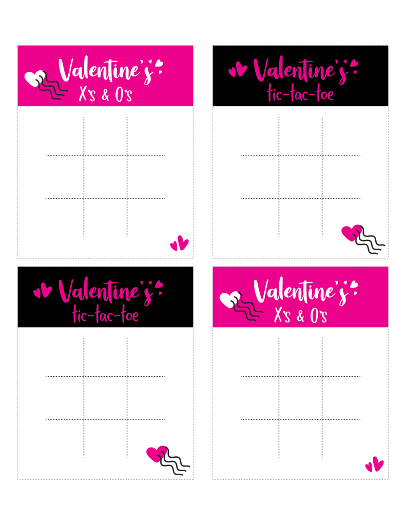 How to Use This Tic Tac Toe Valentine Printable
