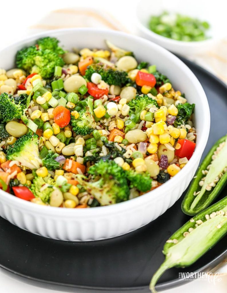 Vegetarian Succotash Stir-Fry recipe