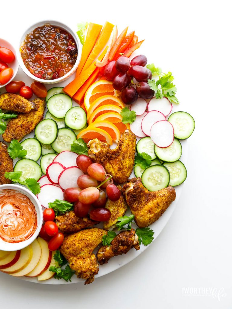 Chicken Wings Game Day Platter