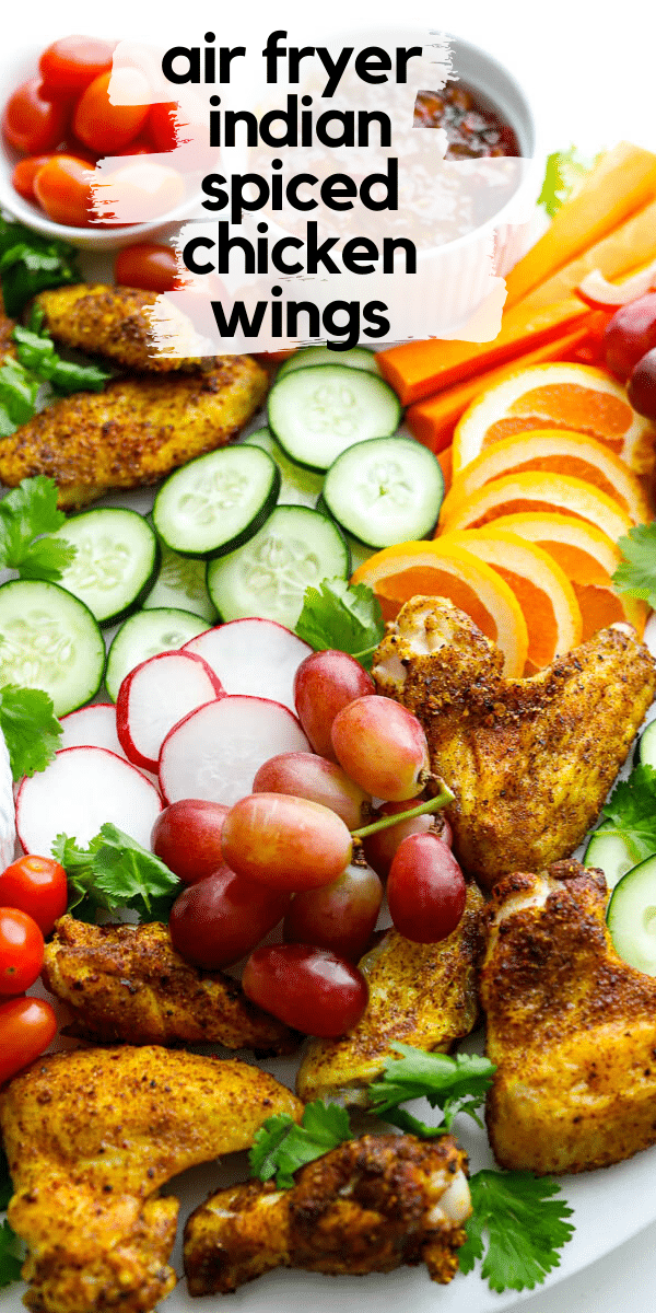 Indian Chicken Wings Made In the Air Fryer Ready In Minutes!