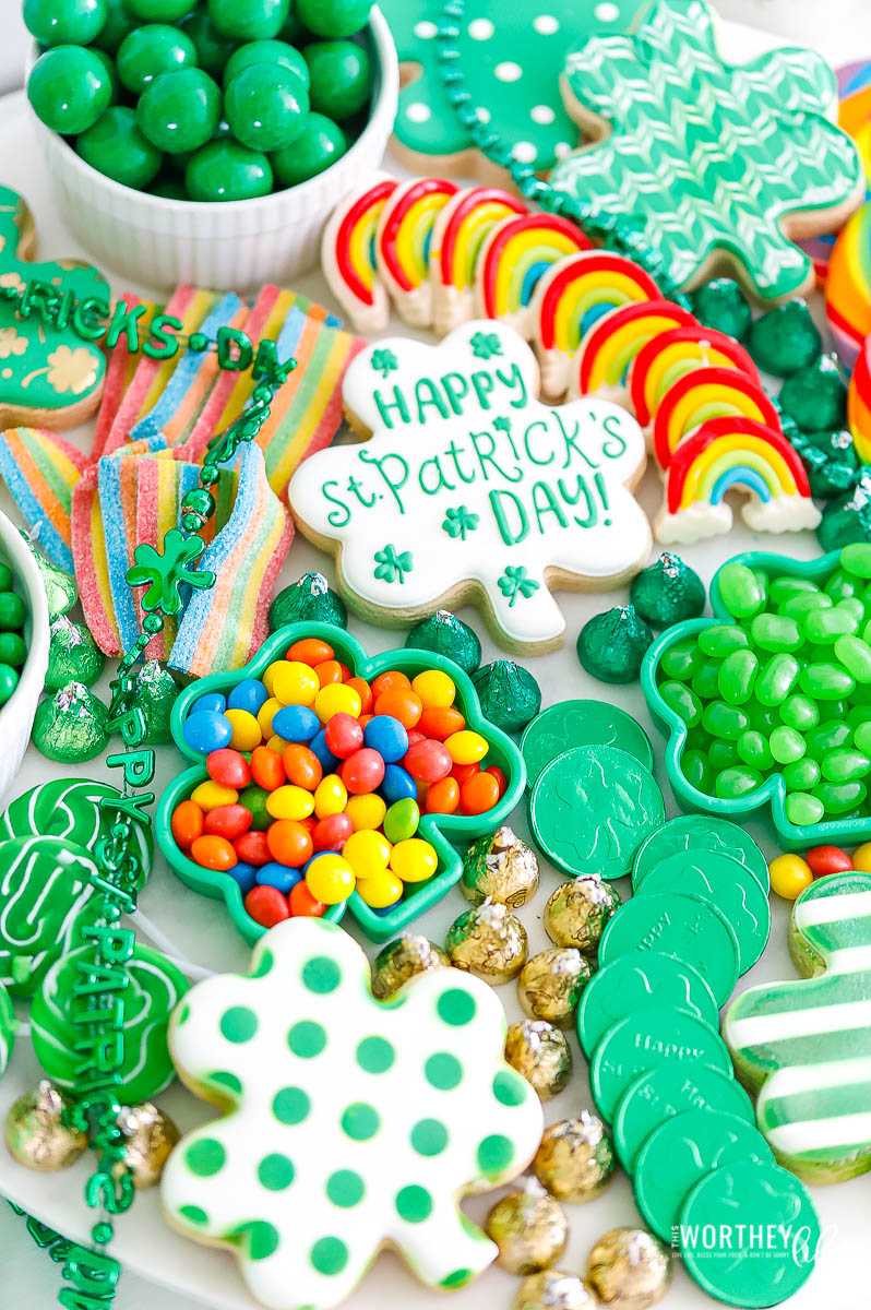 St. Patrick's Day candy board