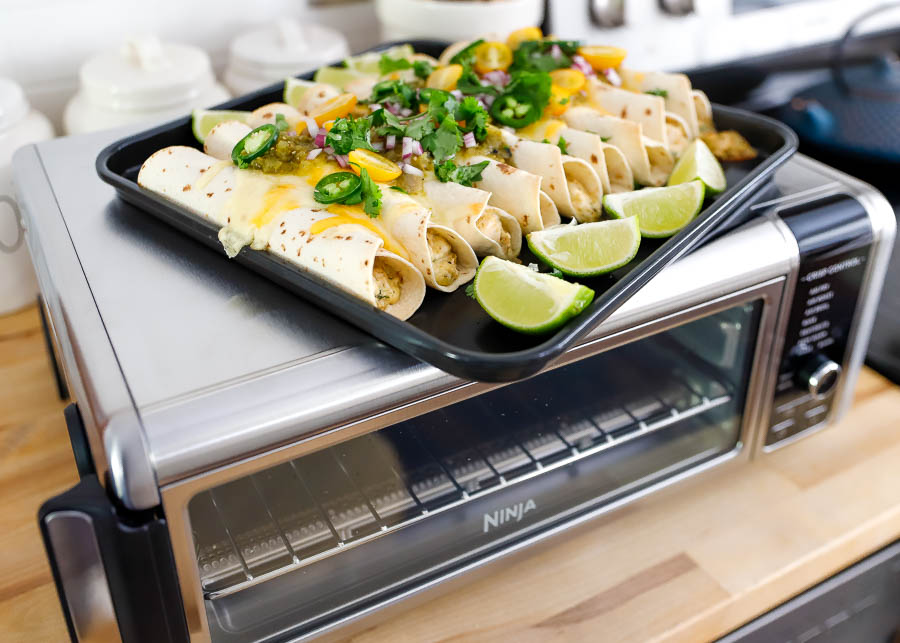 Air Fryer Loaded Taquitos With Chicken