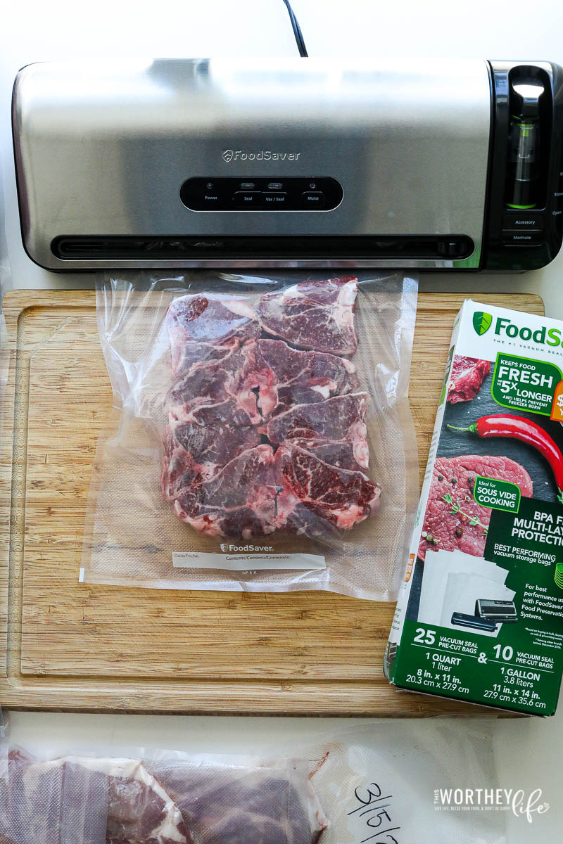 What You Will Need To Vacuum Seal Meat:
