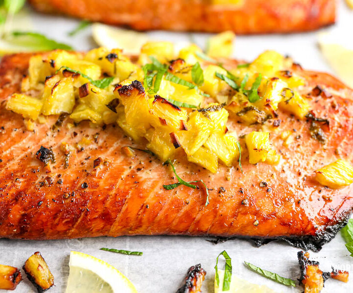 Honey Pineapple Salmon Recipe Great Holiday or Dinner Idea