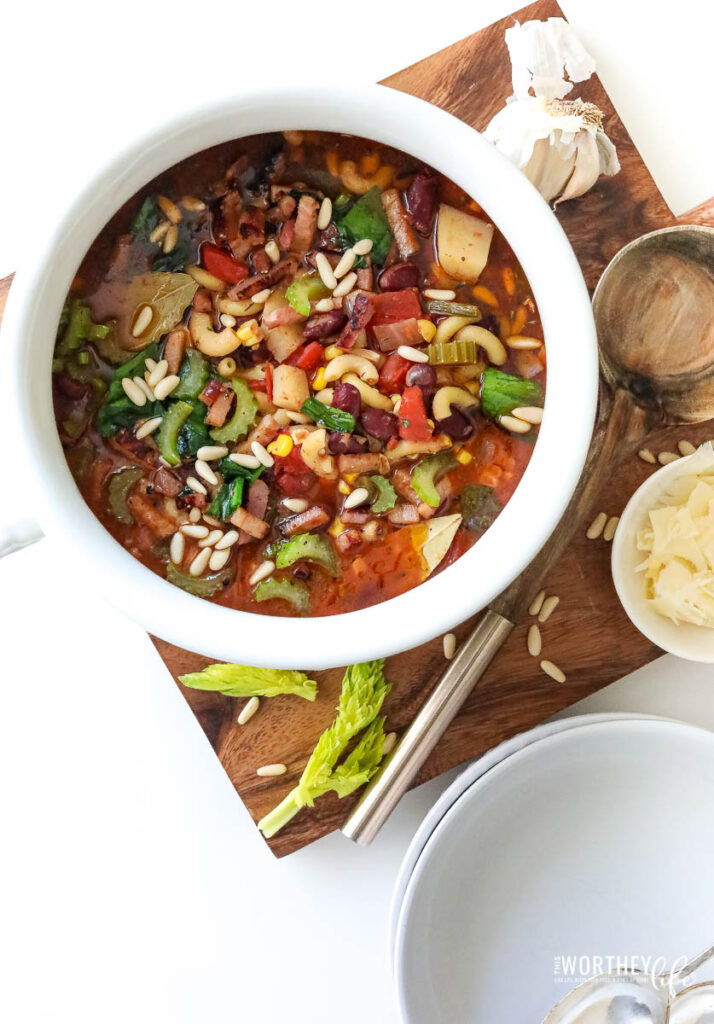 easy minestrone soup