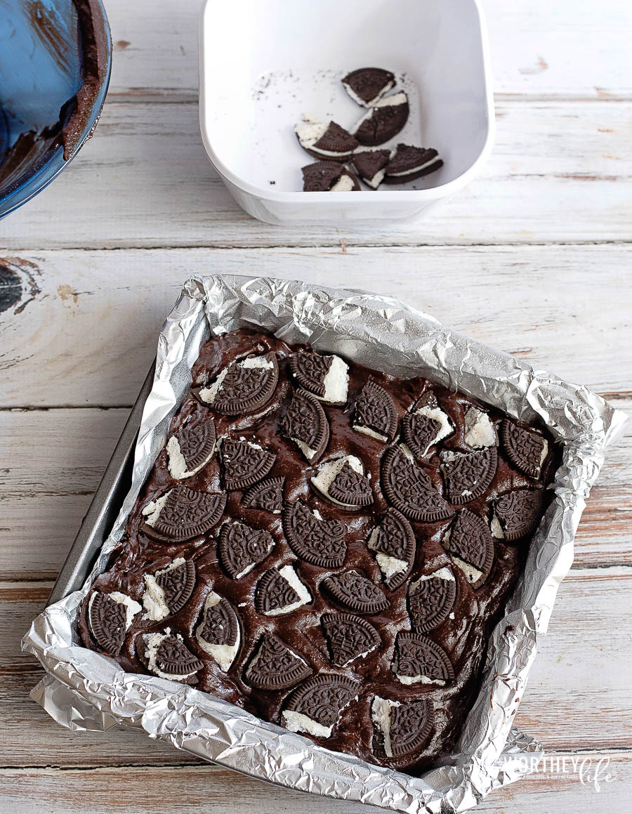 Ingredients for Oreo Brownie Recipe