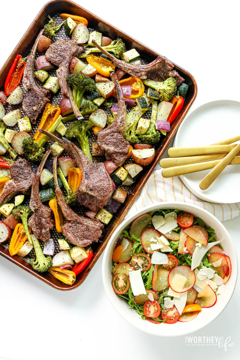 Aussie Lamb Sheet Pan Dinner Easy Dinner Idea