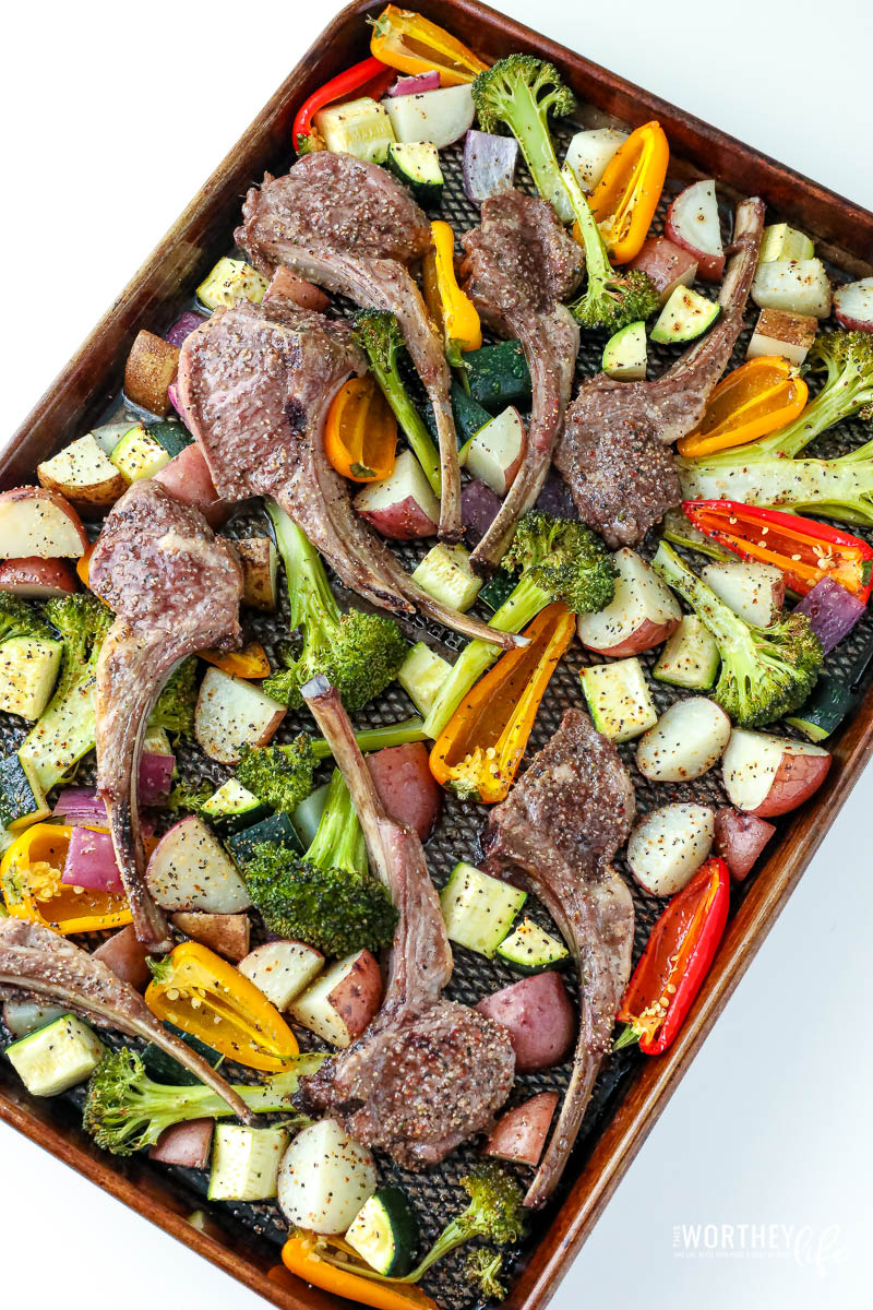 Aussie Lamb Sheet Pan Dinner Easy Dinner Idea