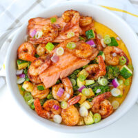 how to make shrimp and chessy grits