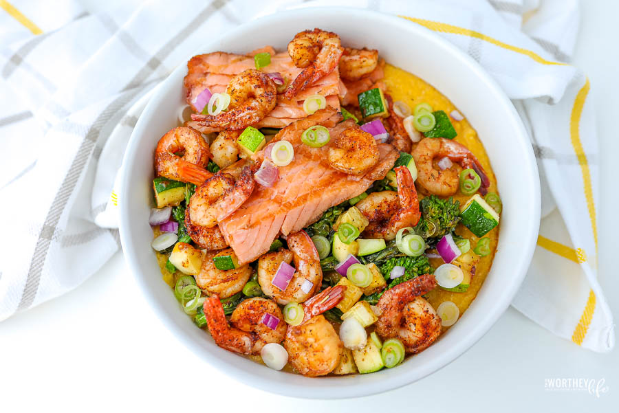 how to make shrimp and chessy grits