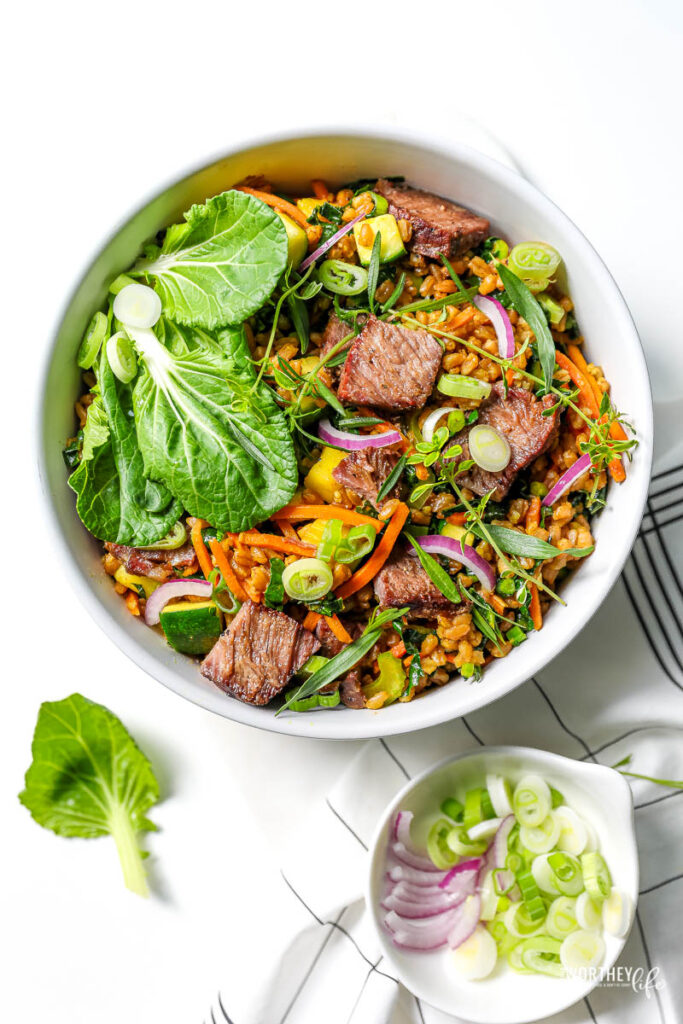 Steak Farro Bowl