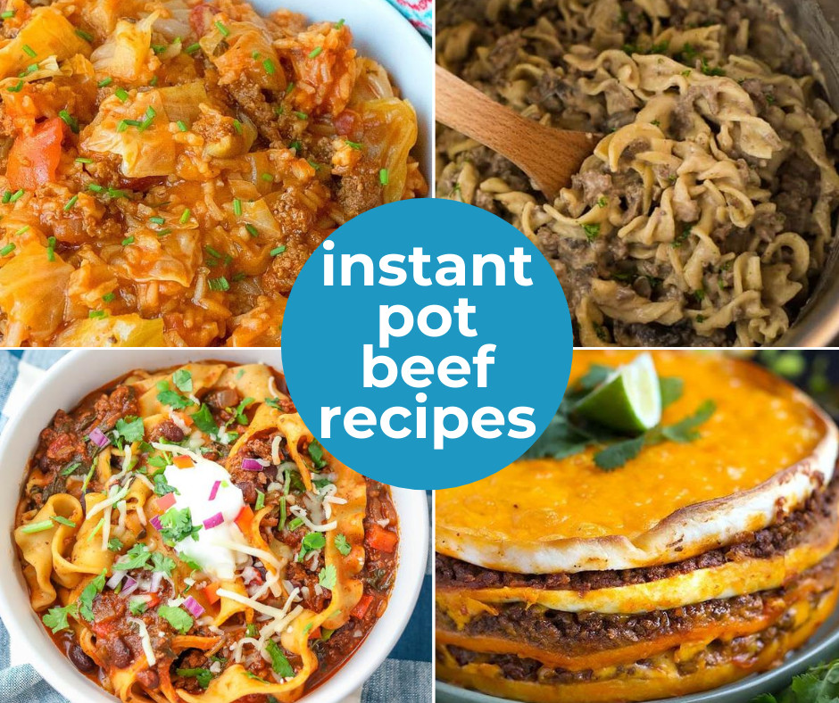 Have ground beef on hand? Get the instant pot out and try one of these easy + delicious recipes. We're sharing 20 Instant Pot Ground Beef recipes you can try; add a few to your meal plan.