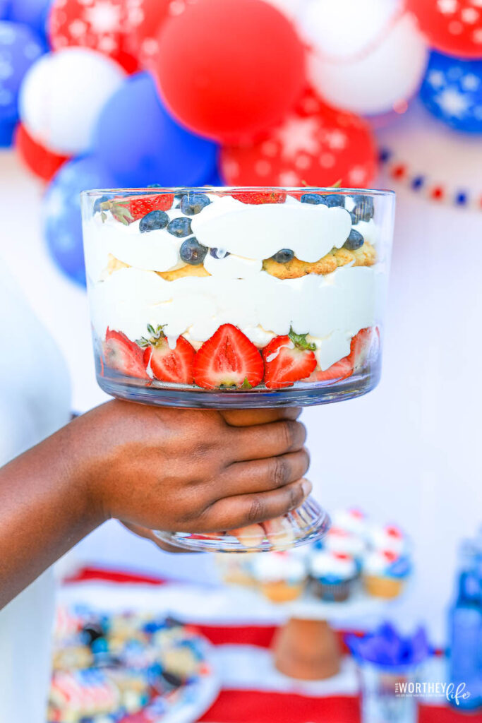 Red, White & Blue Dessert Table