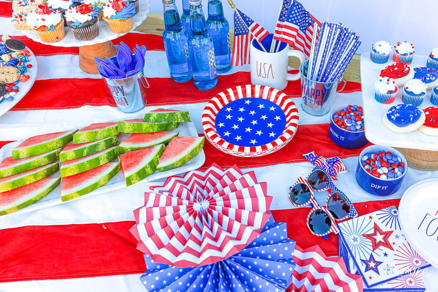 Red, White & Blue Supplies