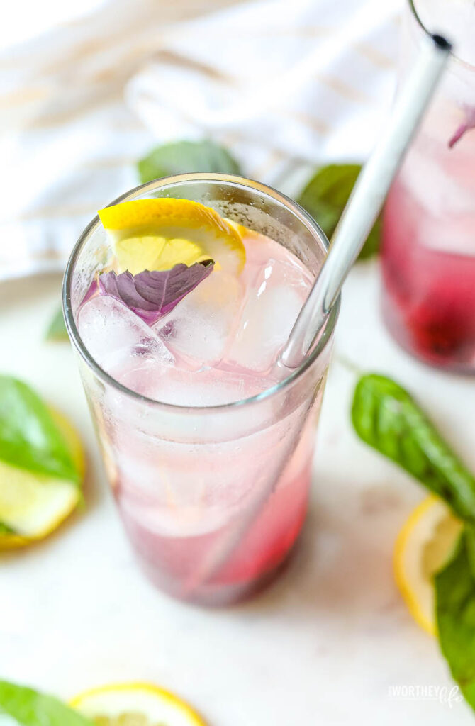 Berry Smash Basil Lemonade