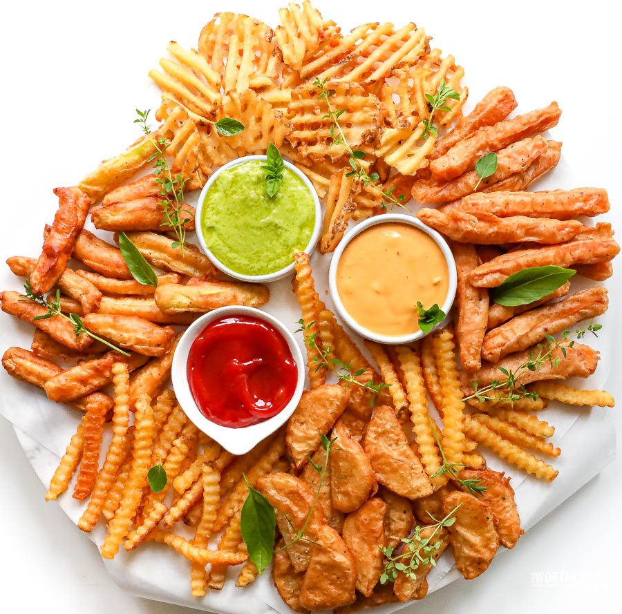 French Fries Board + Dip Ideas