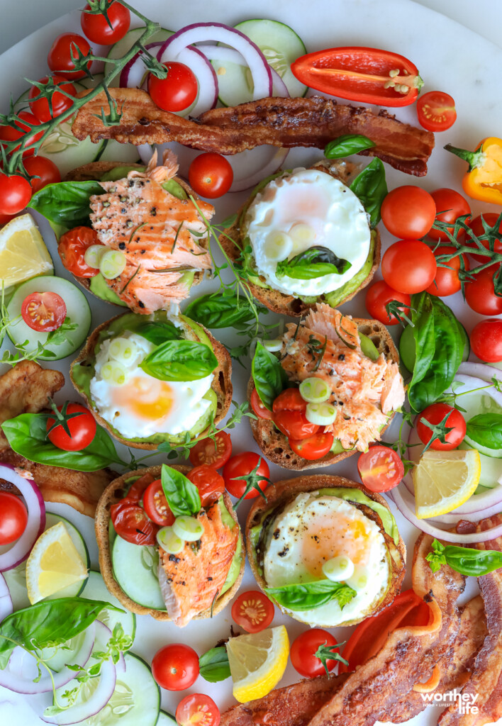 Herb Salmon Sliders for brunch