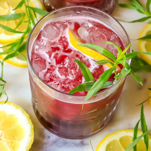 Sour Cherry Whiskey Cocktail