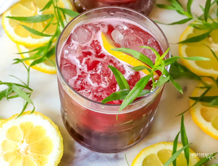 Sour Cherry Whiskey Cocktail